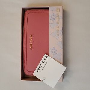 Anne Klein zip-around wallet